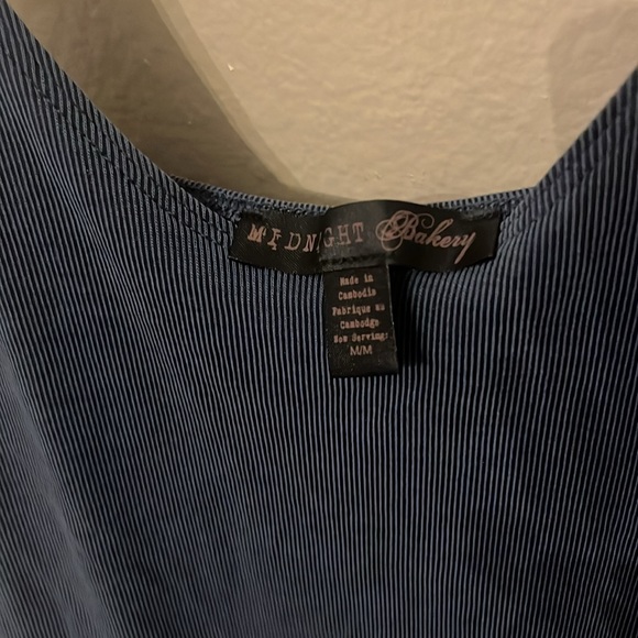 Blue ribbed body suit - Picture 5 of 5